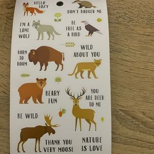CUTE WILDLIFE STICKERS